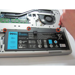 Dell Inspiron 15-7537 Замена батареи